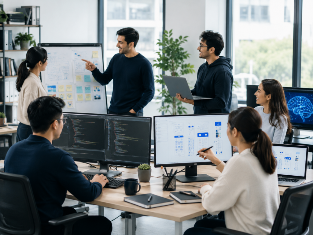 Dedicated IT software project interface